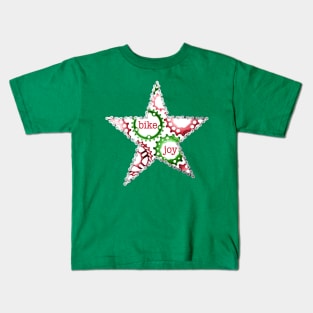 Bike Joy Holiday Star Kids T-Shirt